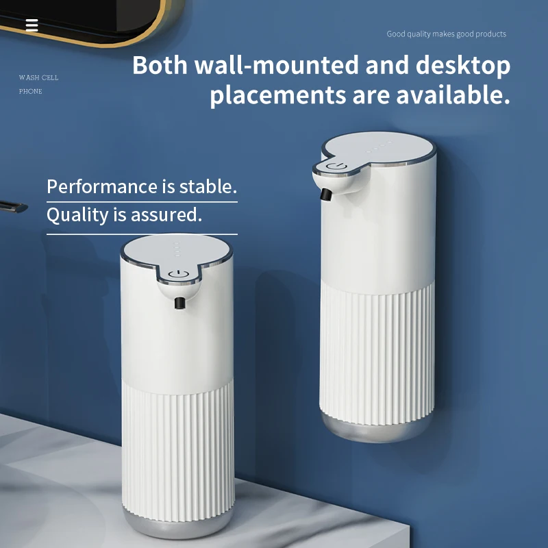 

TypeC Rechargeable Automatic Soap Dispenser Touchless Foaming Soap Dispenser 380MLUSB Electric IPX5 Waterproof Soap Dispenser