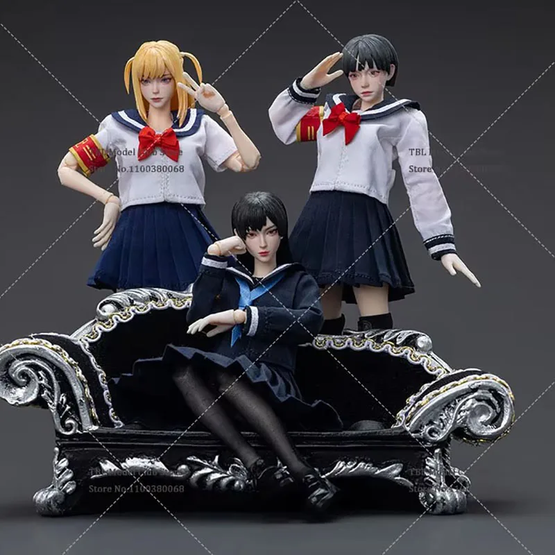 

Original JOYTOY 1/12 Women Soldier Tactical Squad Amy Dora Sina Full Set 6inch Action Figure Action Figure Model Doll