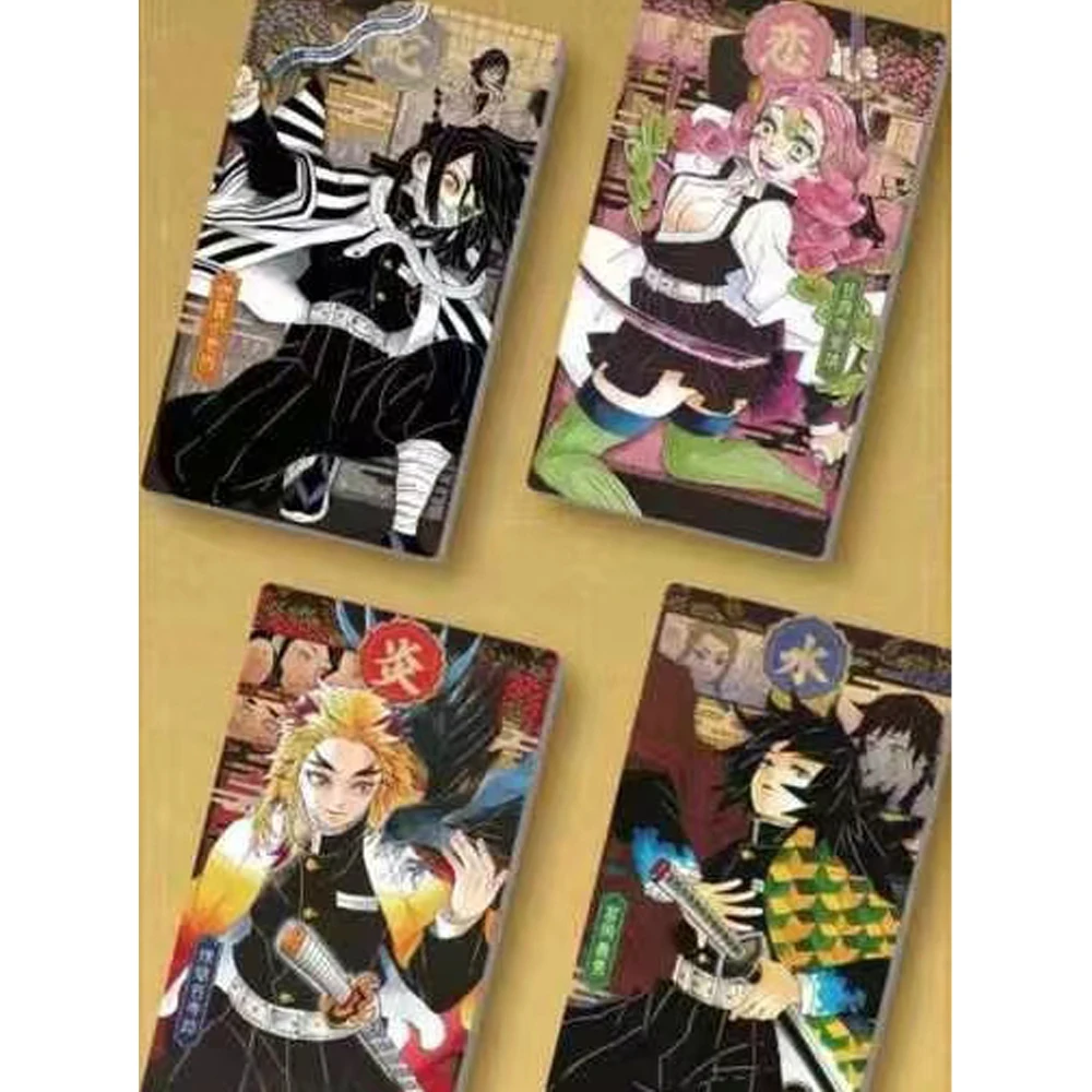 YUKAZU Demon Slayer Tarjeta de colección Anime japonés Kimetsu No Yaiba Booster Box Tcg Card Toy Hobbies Gifts Kids Toys, venta al por mayor