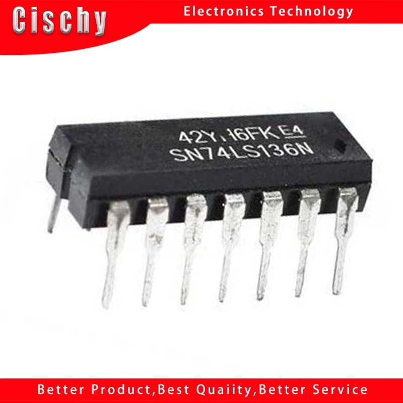 5 pcs/lot SN74LS136N SN74LS136 74LS136 DIP-14