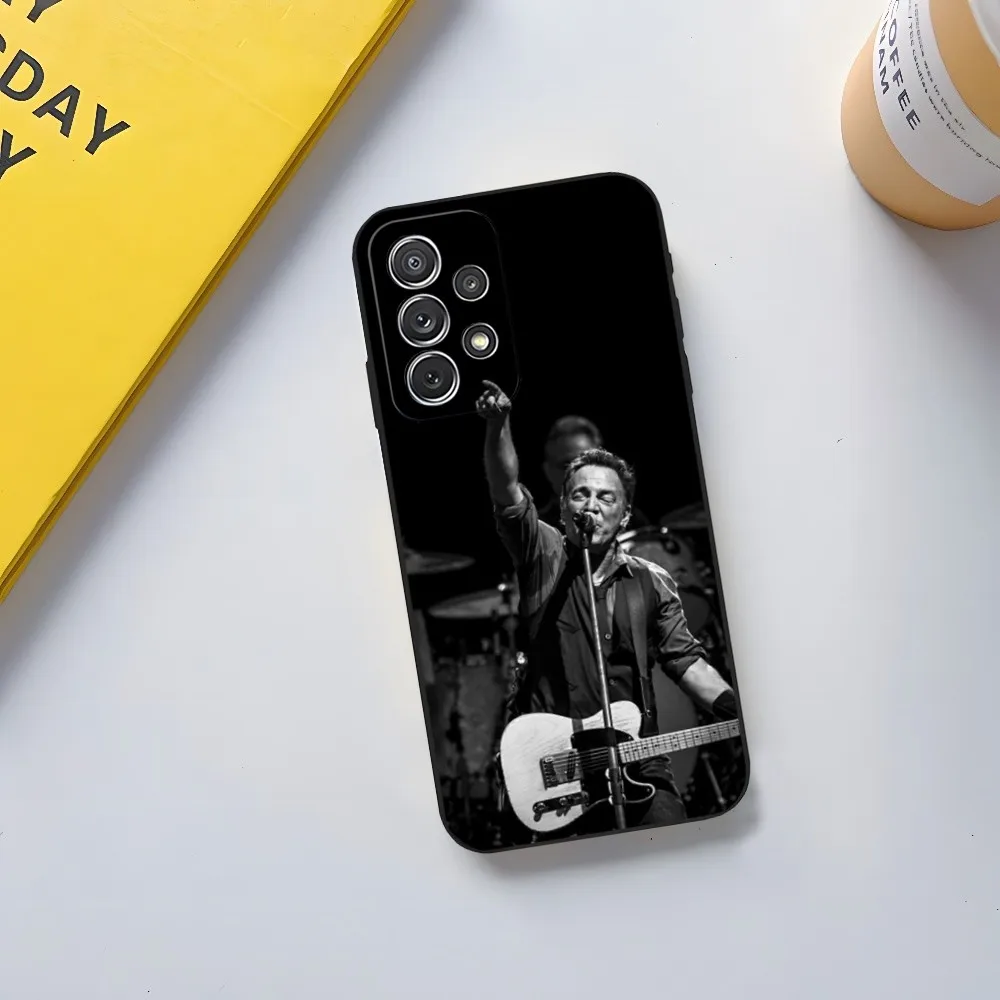 Bruce Springsteen Guitar  Phone Case for Samsung Galaxy S23 Ultra S24 S22 S20 Fe S21 Plus A54 A34 A24 A53 M54 Note 20 Cover