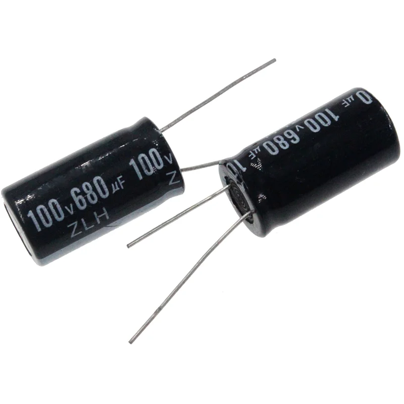 2pcs 680uF 100V 680MFD 100WV 16*30mm Aluminum Electrolytic Capacitor Radial 680mf100v 680uf100v 100v680mf 100v680uf