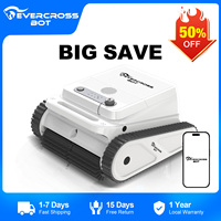 EVERCROSS BOT U8 Robotic Pool Cleaner with APP Control, 120 Min Battery Life, 200m² Cleaning Area, Intelligent Navigation, Self-Parking Function