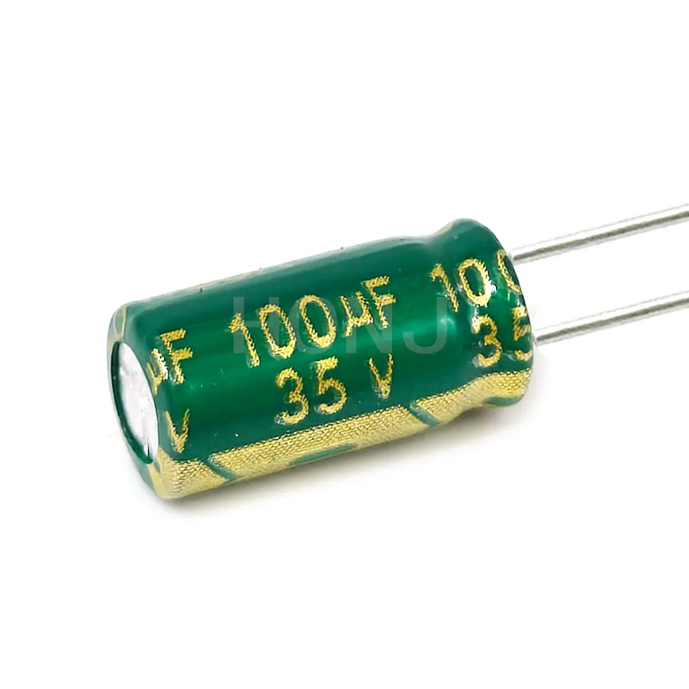 20PCS 35V100uf  Aluminum Electrolytic Capacitor 100uf35v 35v 100uf 35V 100mf 35vdc 100MFD 35v100mf 100mf35v 6x12mm ±20%