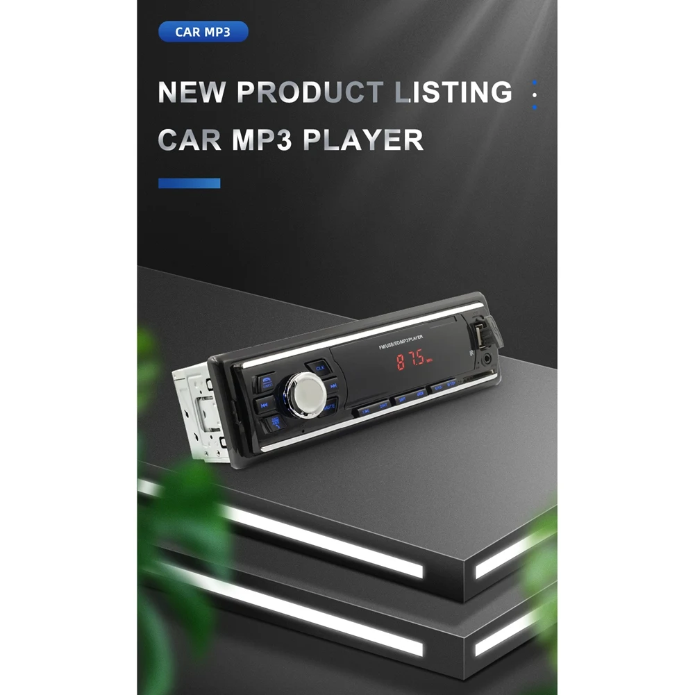 1 DIN Car Stereo Audio Automotivo Bluetooth with USB USB/SD/AUX Card FM MP3 Player PC Type:-6249