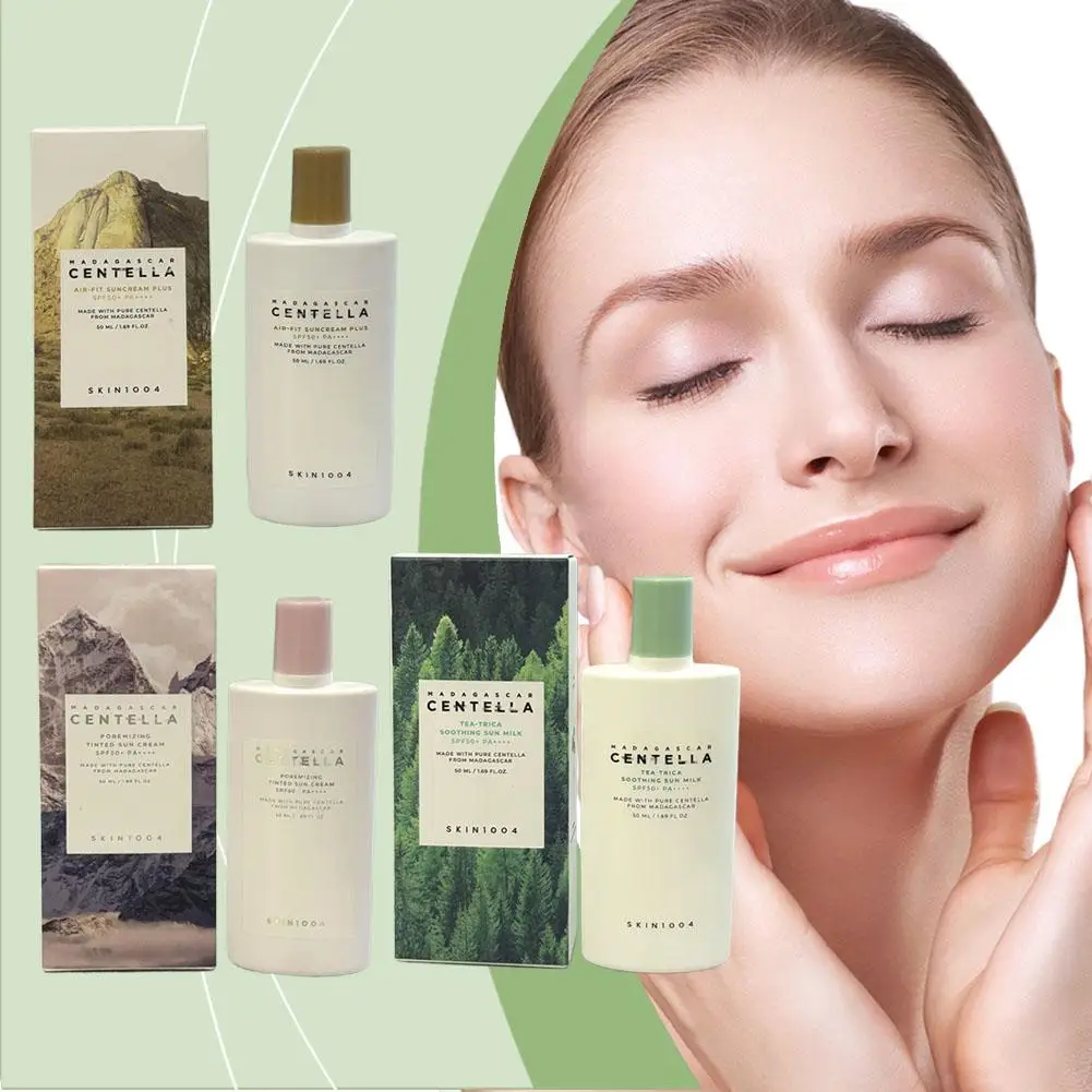 50g Facial Body Sunscreen Sun Cream Sunblock Skin Protective Cream Centella Calming Moisturizing Face Essence