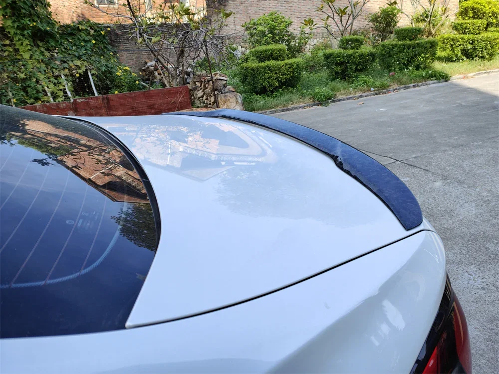 

Подходит для модифицированных автомобильных аксессуаров BMW 5 серии G30 G38 530i 540i, задний спойлер из кованого углеродного волокна, автомобильные инструменты