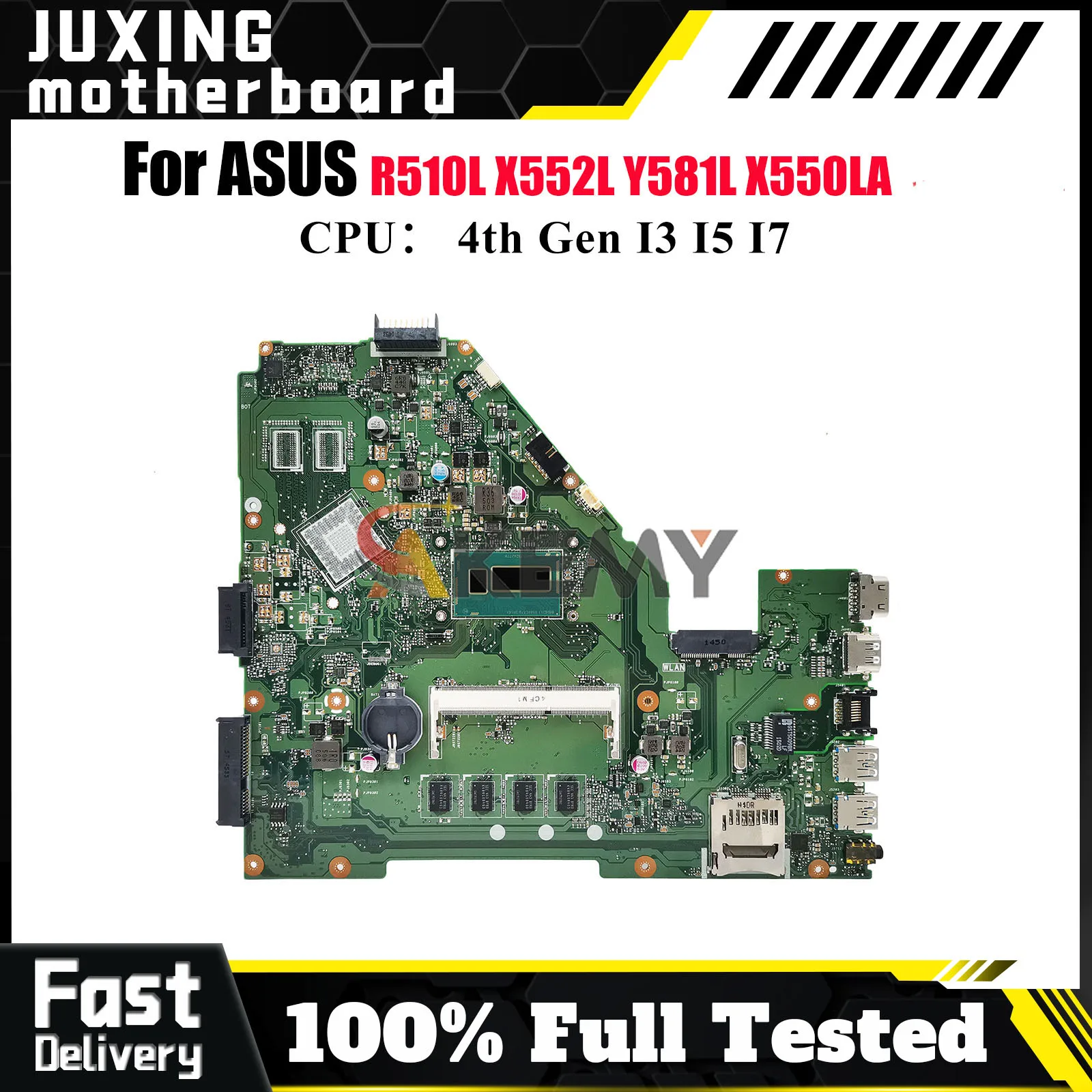 

Материнская плата для ноутбука X550LA ASUS VivoBook X550LN X550LB Y581L X552L R510L X550L X550LC X550LD с процессором I3 I5 I7 stk