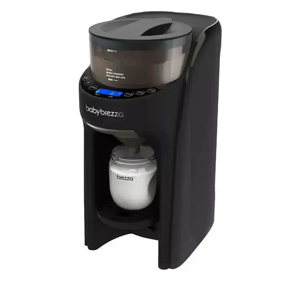 Baby Feeder Black Color Advanced Safe Breast Milk Storage Formula Dispenser Machine