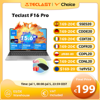 Teclast F16 Pro Laptop, Windows 11 Pro Computer, Intel N95 CPU, F16Pro Notebook, 16GB RAM 512GB SSD, 15.6 inch IPS 1920x1080, Wi-Fi 6, USB3.2, Backlit Keyboard, Mini-HDMI