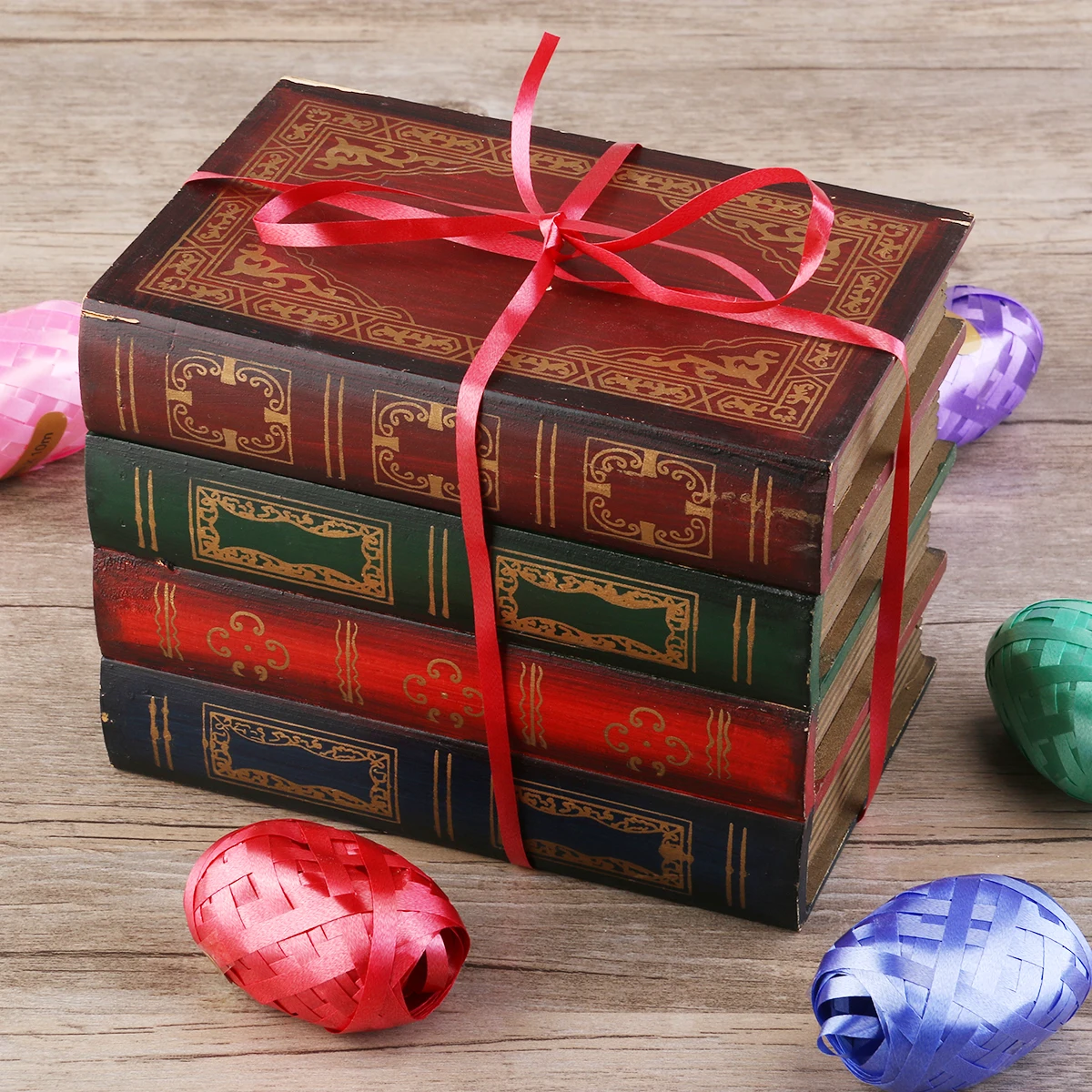 

Balloon Ribbon Fastener Gift String Package Ribbon Mixed Color Durable Sturdy Perfect for Masquerade Carnival Easter Halloween