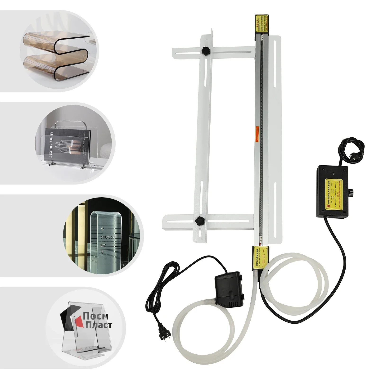 60 cm acrylbuigmachine met beugel, kunststof plaatbuigmachine, 24 inch IPX8 handmatige stripverwarmer voor logoproductie
