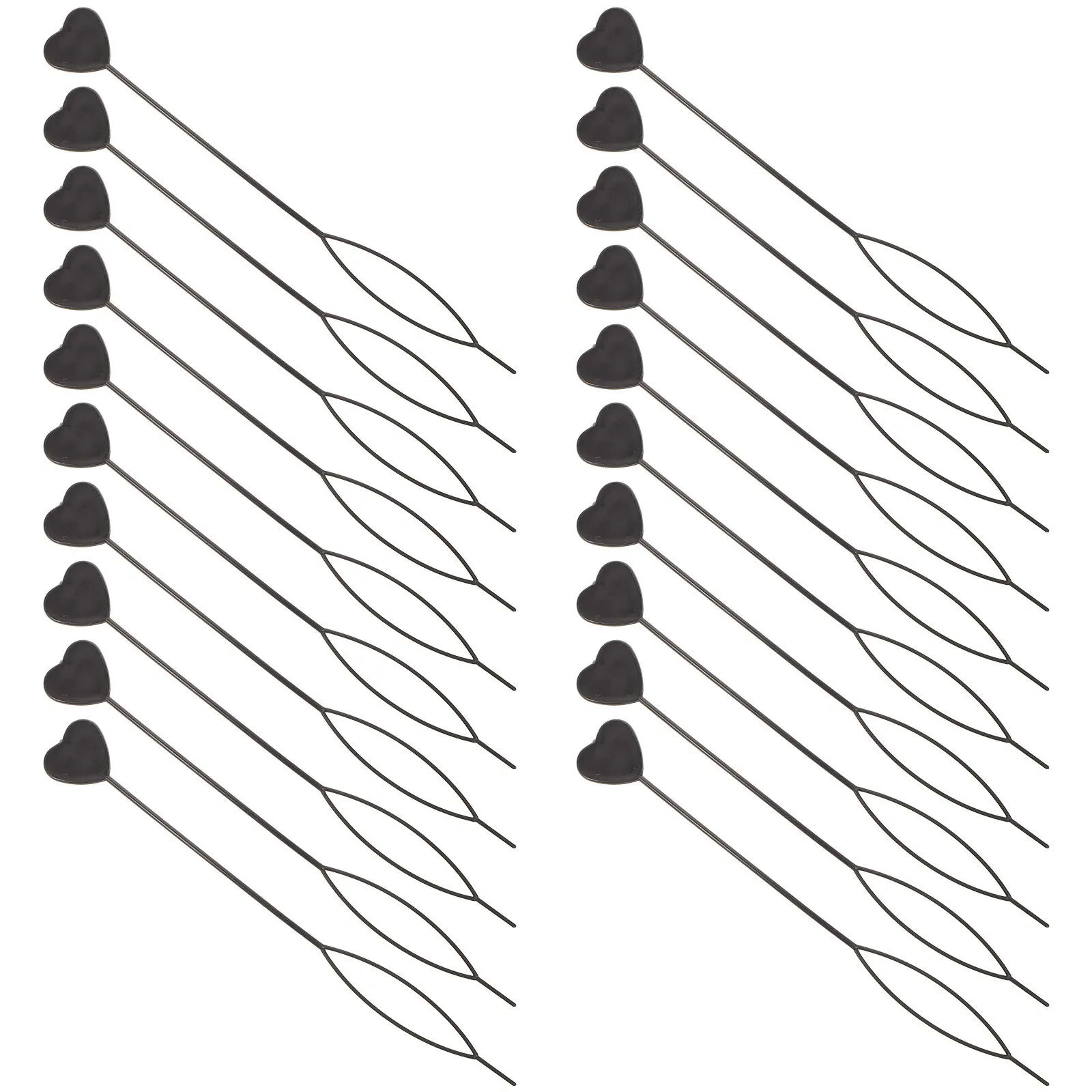 

50pcs Hair Styling Plastic Ponytail Maker For Women Diy Braided Hairstyle No Heat Damage Tail Braid Creator