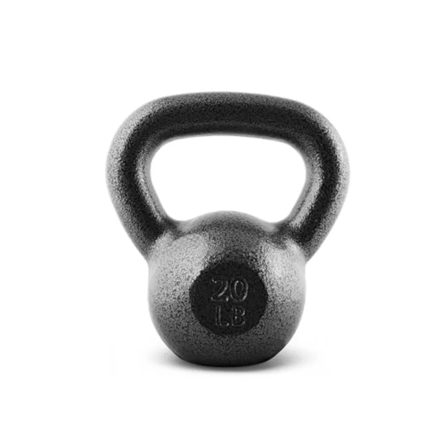 

Cast Iron Kettlebell for Home Gym Training Black Coated Durable Powder-Coated Finish Available as Singles or Sets with Multiple