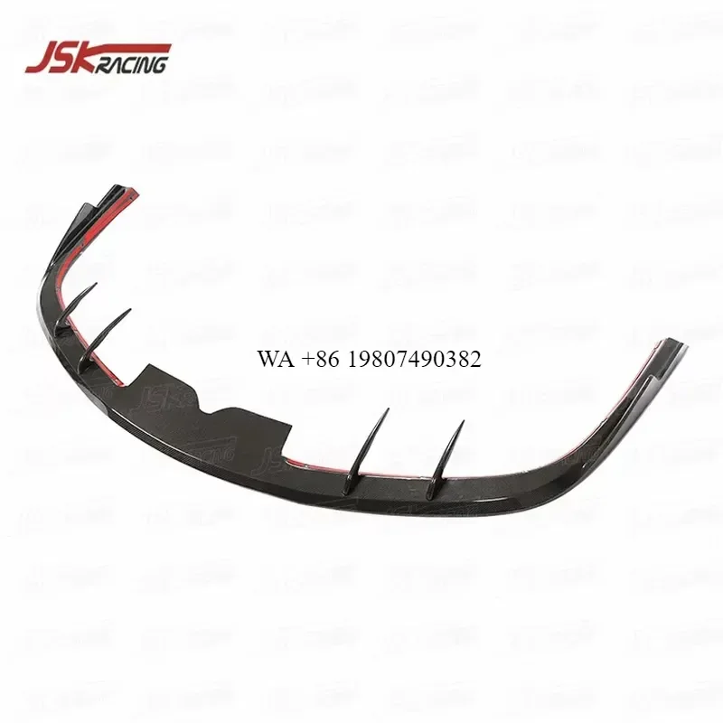 Wmwmnu Carbon Fiber Front Lip Bumper Spoiler for 458 Speciale 2014 2015 2016 Body Kit Accessories Auto Exterior
