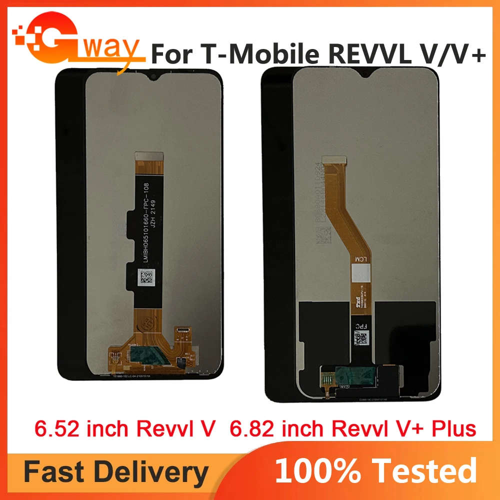 For T-MOBILE REVVL V 4G LCD Display Touch Screen Sensor Digitizer Assembly Replacement Display T-MOBILE REVVL V+ Plus LCD Sensor