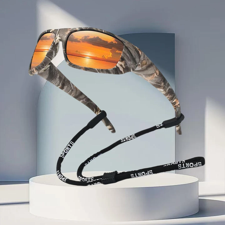 نظارات شمسية رياضية UV400 للرجال والنساء مع نظارات واقية لقيادة الصيد والجري #4