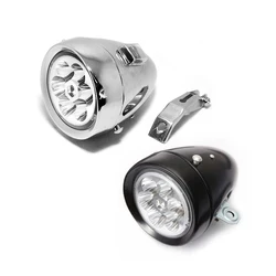 G90 Retro Vintage Bicycle Bike Front Light Cycling 6 LED Headlight Mountain Bike Head Fog Lamp With Bracket