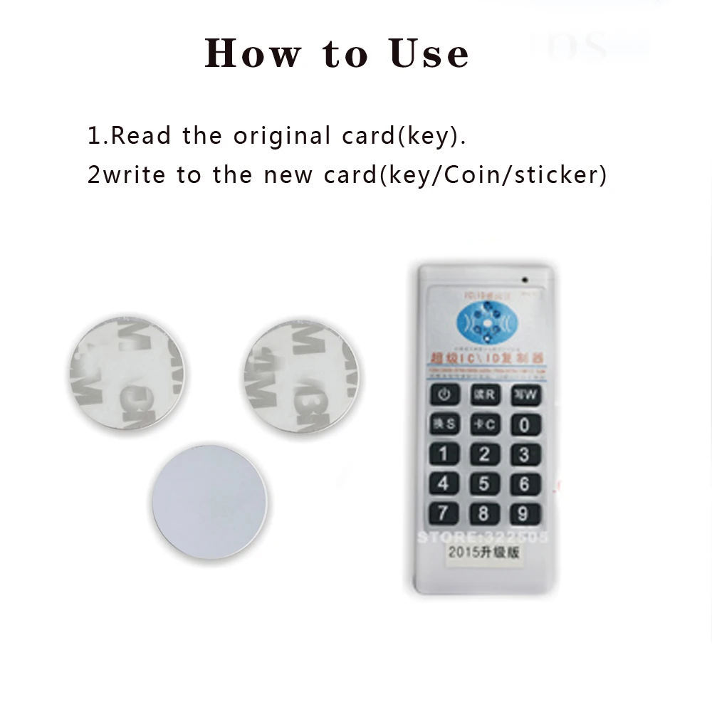 10pcs 25mm 125khz Em5200/T5557 RFID Rewritable Coin copy/duplicate/125KHZ Rewritable Coin use for copier