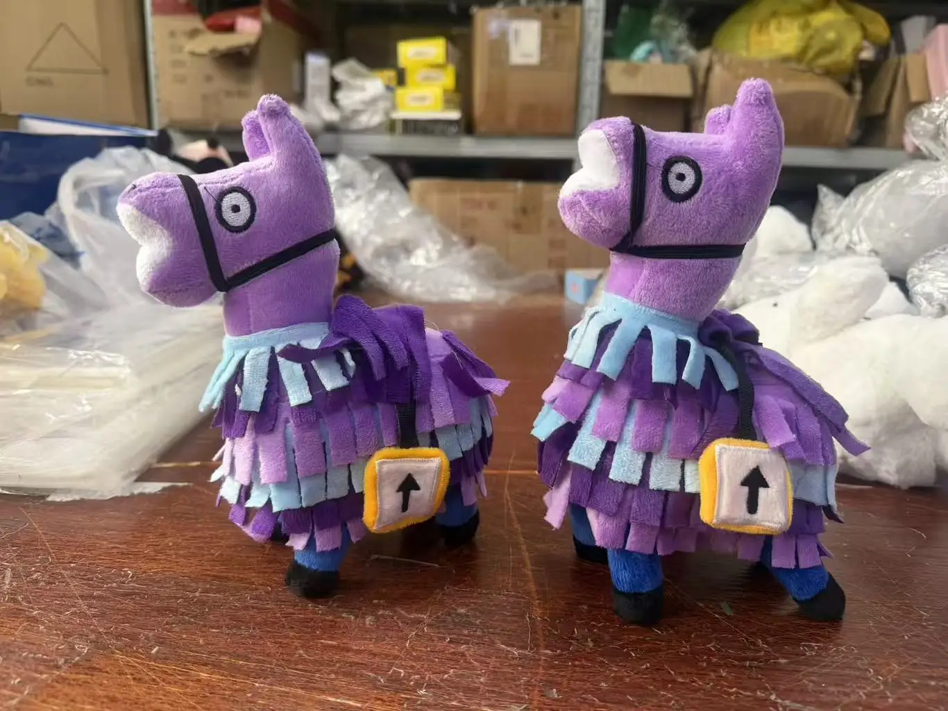 New Fortnite creative personality purple doll cartoon soft and comfortable plush toy living roomsofa bedroom desktop decoration