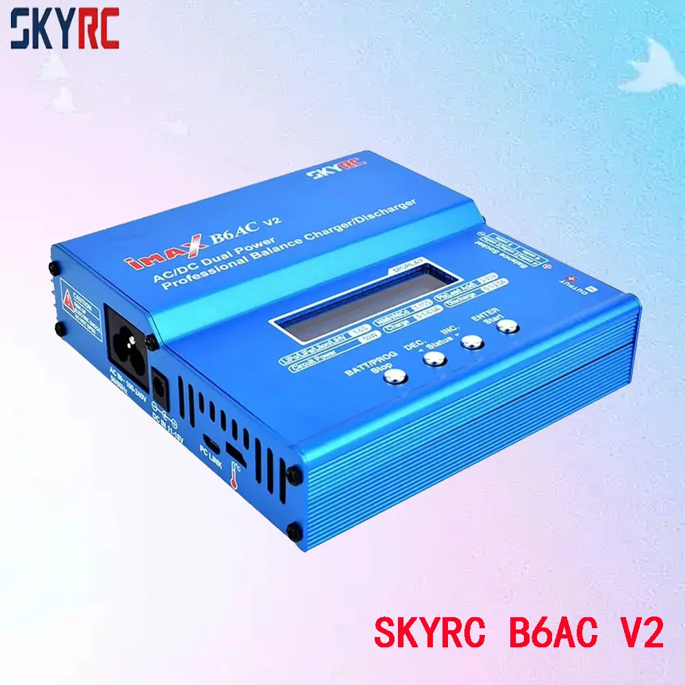 SKYRC iMAX B6AC V2: Chargeur/déchargeur d'équilibre 50W 6A, LCD – Utilisateurs de batteries Li-ion/NiMH/LiPo RC