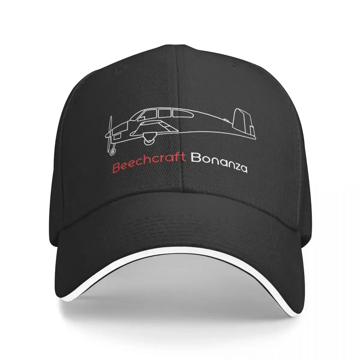 Beechcraft Bonanza Logo หมวกเบสบอล หมวกตกปลา Visor Women's Golf Wear Men's