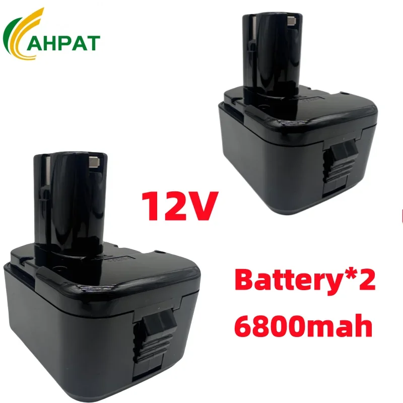 High Quality 6800mAh NI-CD12V 6.8Ah Battery for Hitachi EB1214S 12V EB1220BL EB1212S WR12DMR CD4D DH15DV C5D , DS 12DVF3