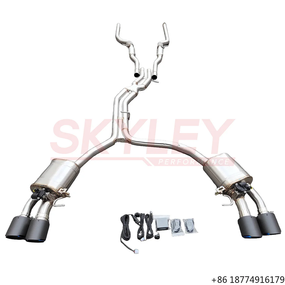 

Sport Exhaust for S8 D4 4.0T 2013-2018 Stainless Steel Muffler Pipe Valvetronic Catback