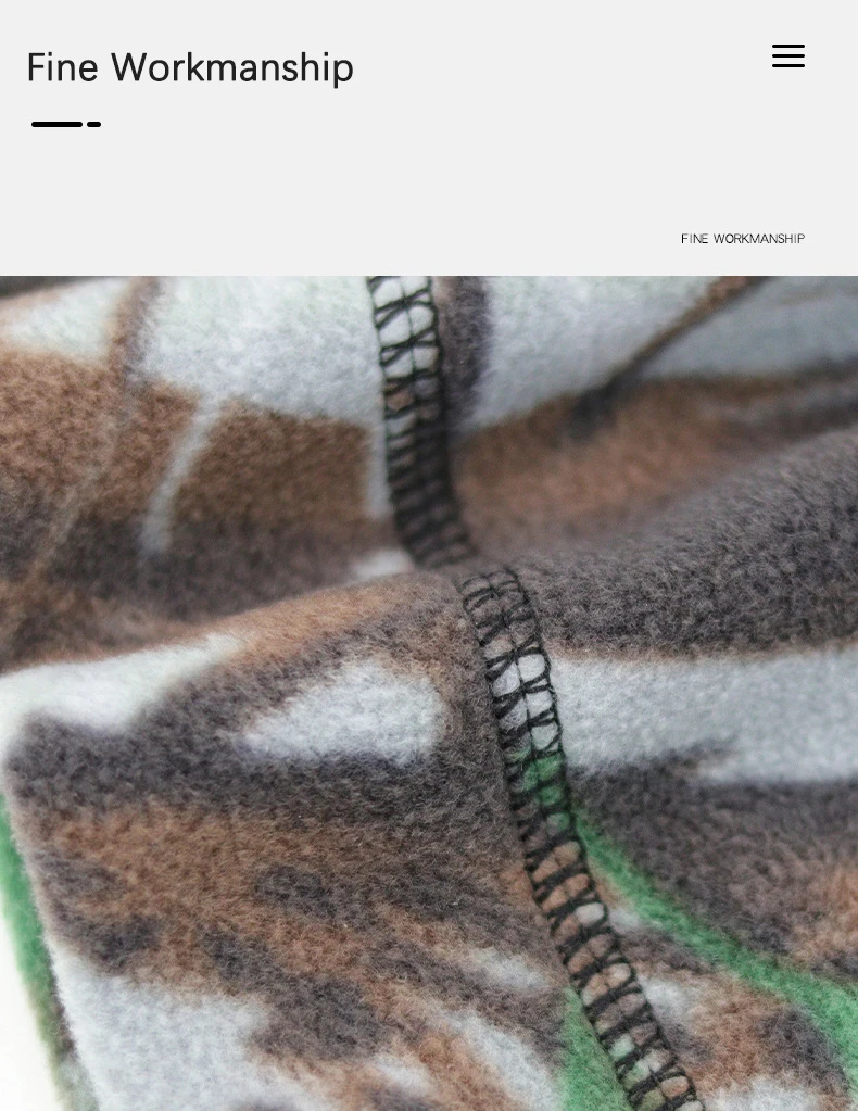 Herbst Winter Fleece Kappe Warme Männer Radfahren Wandern Beanie Skifahren Thermische Winddicht Hut Camouflage Outdoor Elastische Schädel Kappe – Detail 6