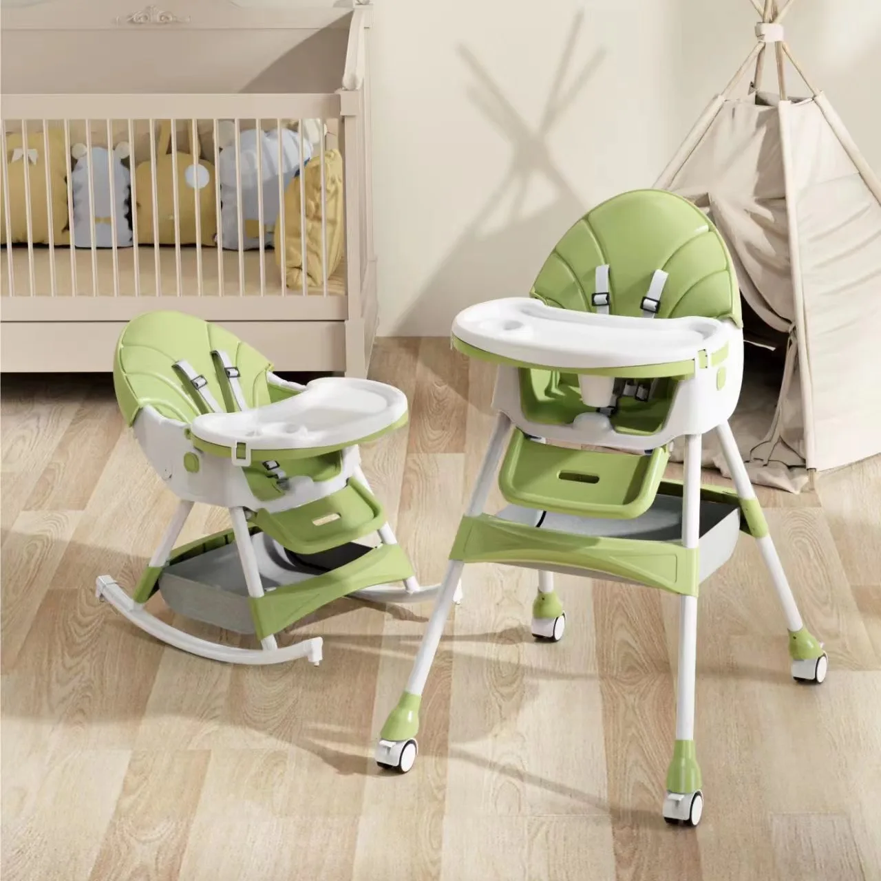 Chaise de salle à manger portable pour bébé, chaise de maison pliable, table à manger multifonctionnelle pour enfants