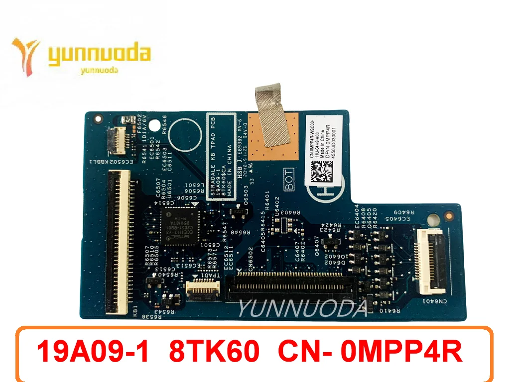 19A09-1   for DELL XPS 17 9700 Touchpad Palmrest Keyboard Assembly Control Panel Board  8TK60  CN- 0MPP4R 100%  tested good