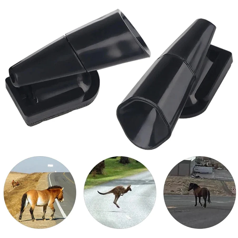 

2/4/6 Pcs Deer Horn Deer Whistles Wildlife Warning Deer Warning Devices Car Exterior Accessories Animal Alert Avoids Collisions