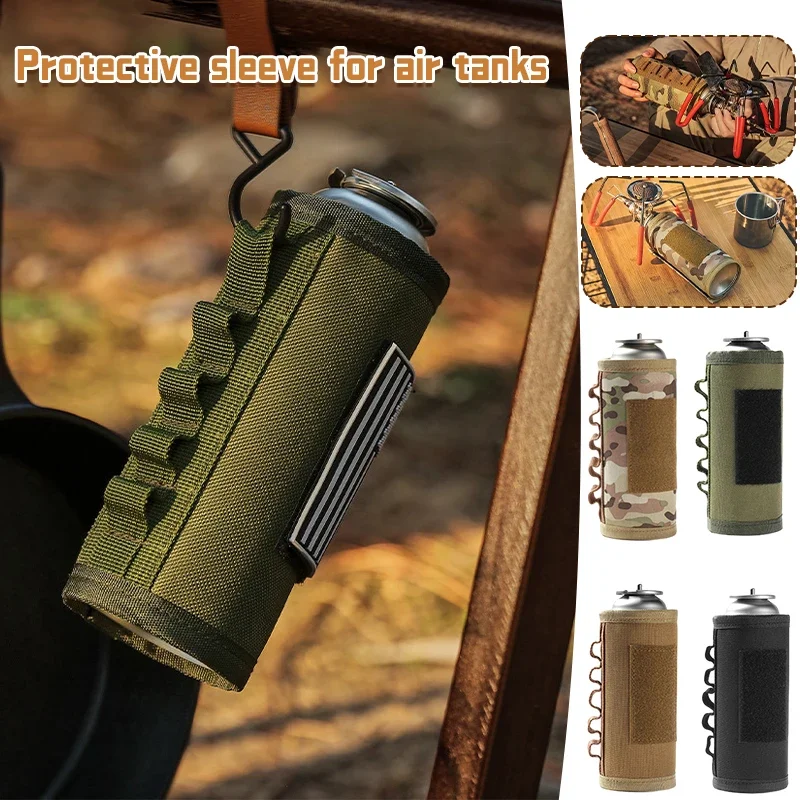 

Oxford Cloth Air Bottle Gas Tank Protective Case Camping Gas Can Protective Cover Hunting Fuel Cylinder Sleeve Anti-Fall Cover