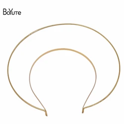 Boyute nach Maß (10 Stück/Los) 21cm Metall Eisen Stirnband Krone Tiara Basis DIY Schmuck Herstellung hand gefertigten Materialien