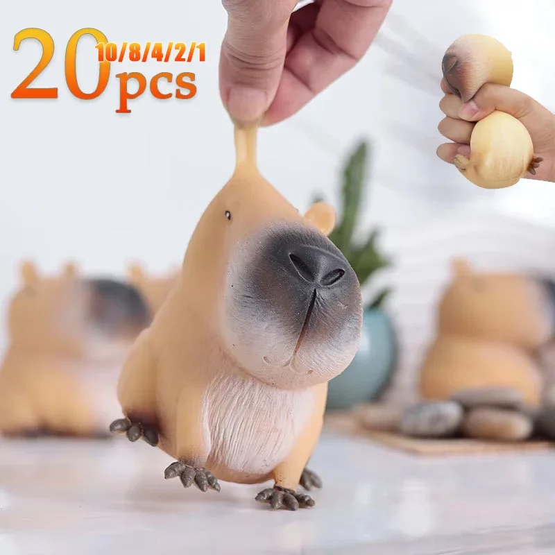 

1-20 шт. капибара антистрессовая игрушка-животное для снижения давления и вентиляции игрушки для снятия стресса игрушки-непоседа