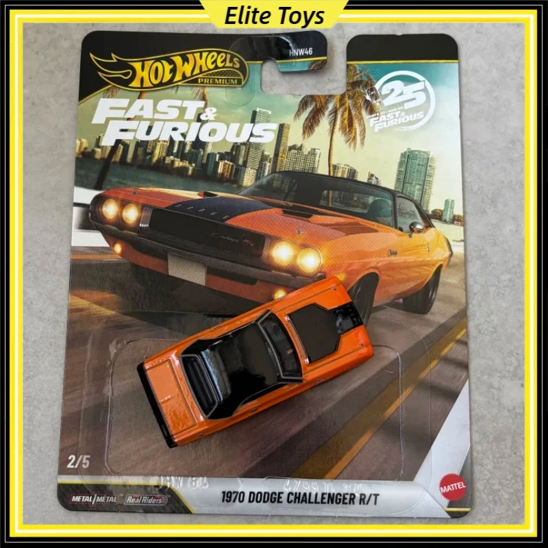 

Hot Wheels Premium 2026 New Fast & Furious Collectible 1970 Dodge Challenger R/T 1/64 Diecast Alloy Car Model Vehicle Toy Gift