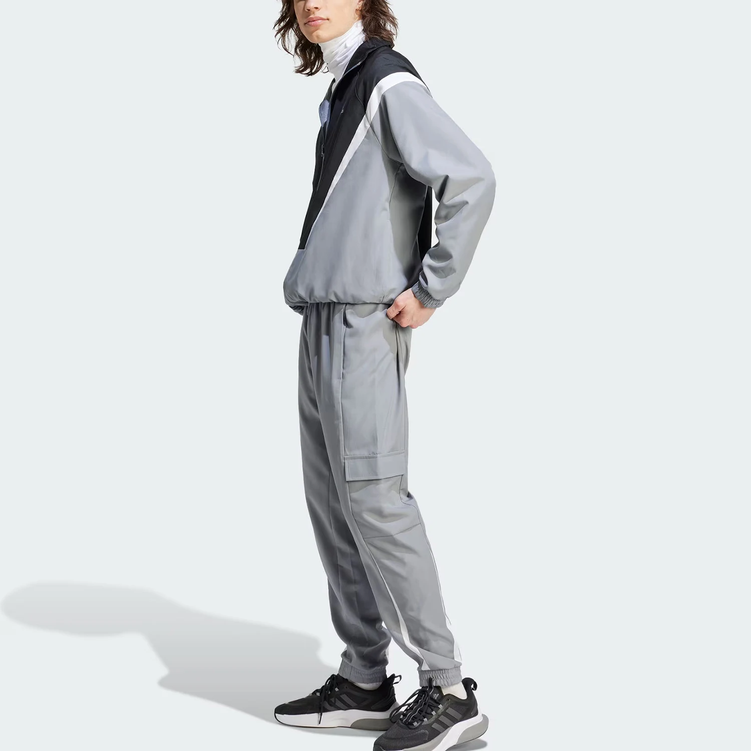 Adidas Authentic New Mens Patchwork Fashion Long Sleeve and Long Pants Set IJ6072