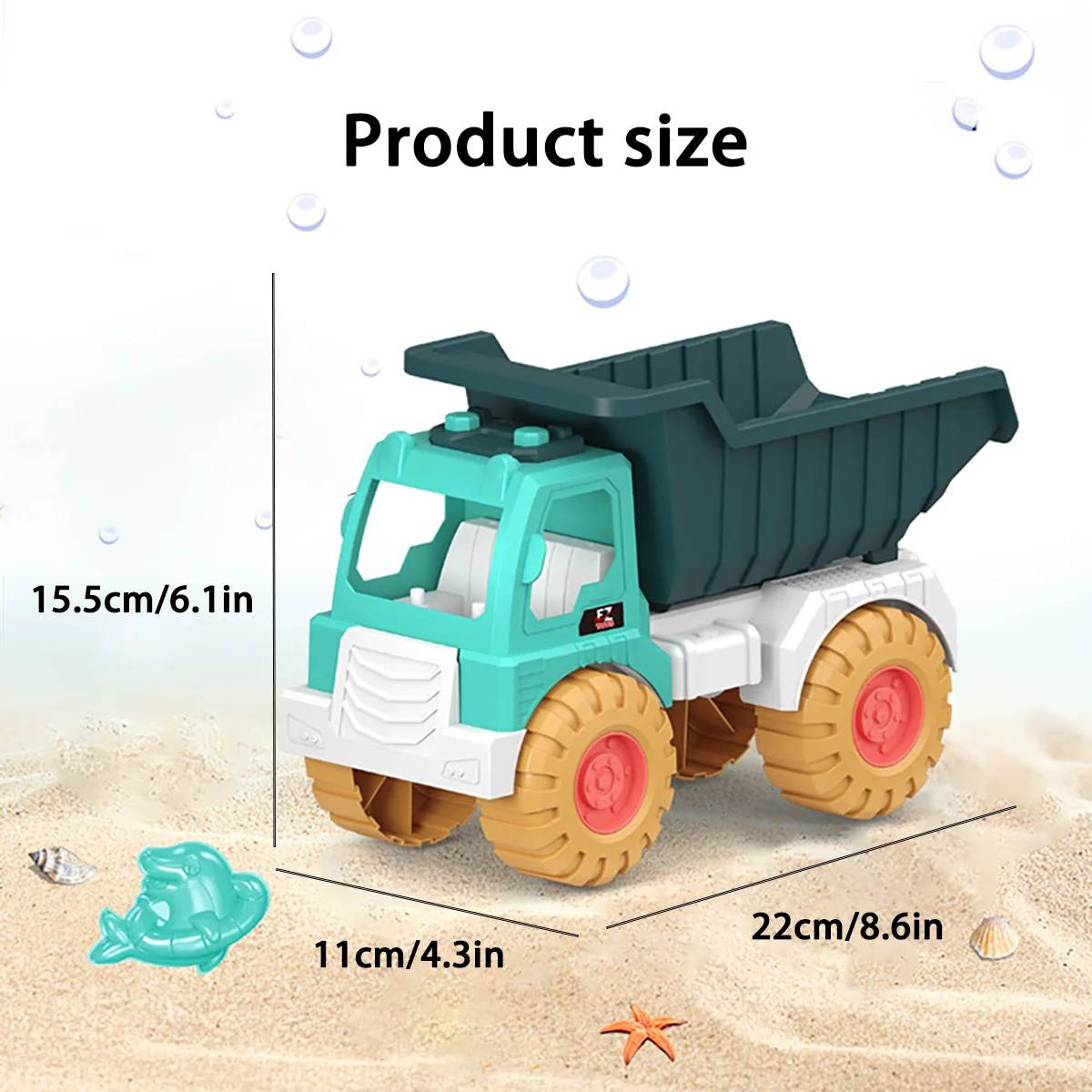 مجموعات ألعاب الشاطئ للأطفال: مجارف، دلاء شاطئ، أدوات قمع، ألعاب لعب مائية صيفية خارجية للأطفال #4