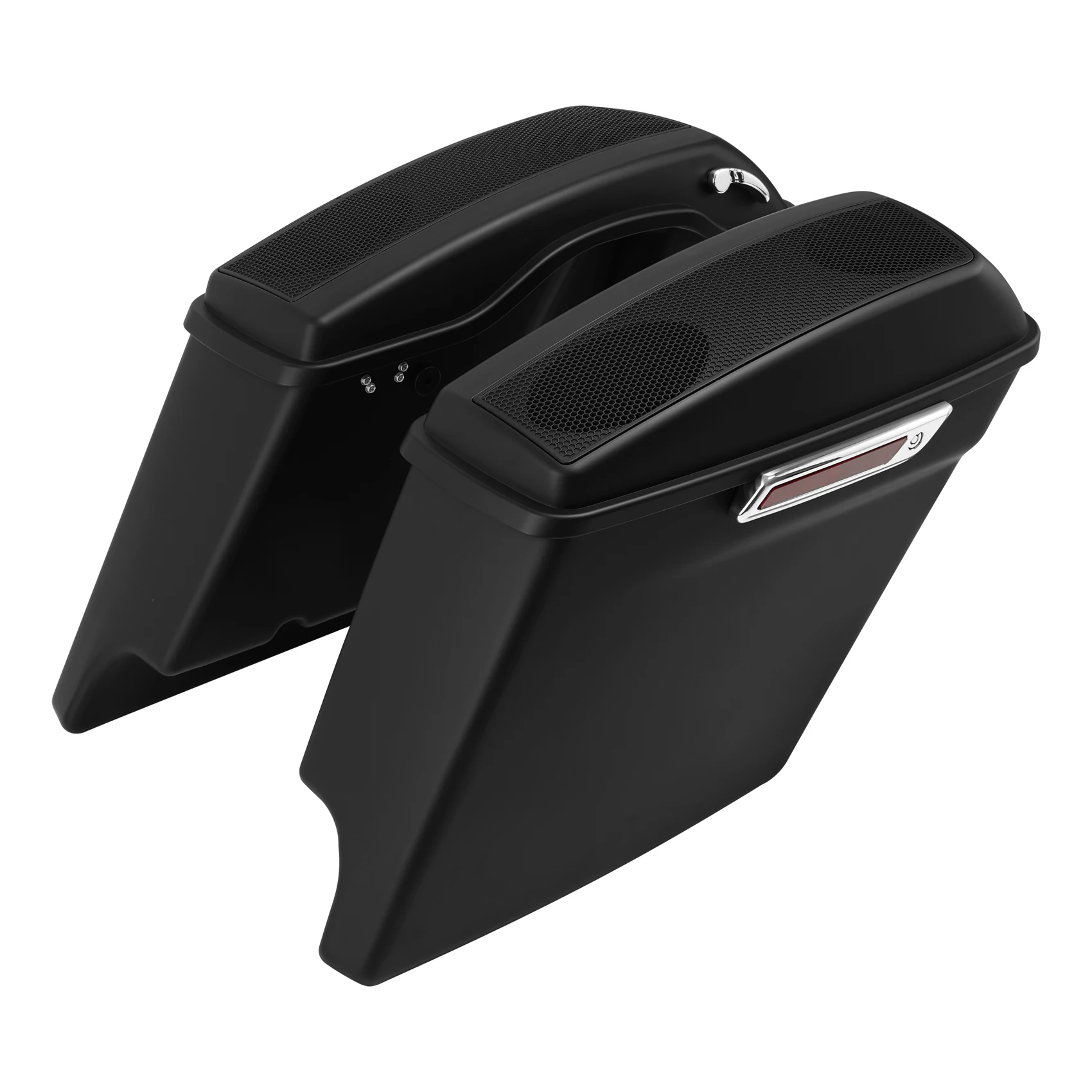 

5" Stretched Hard Saddlebags 5x7" Speakers Cutout Fit For Harley Road Glide 2014-2024 2023 2022 Motorcycle Luggage Side Bags