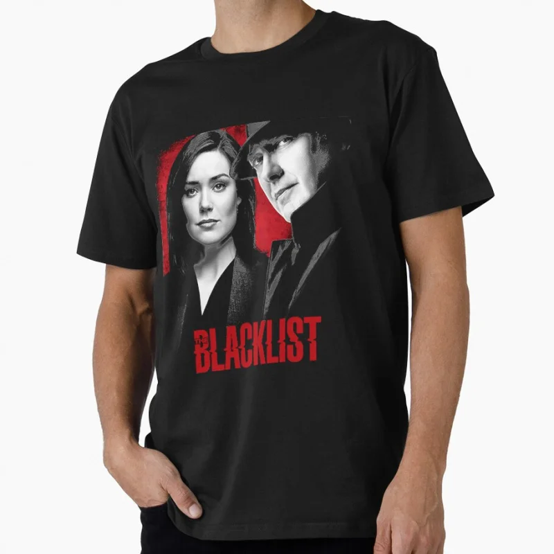 

Reddington and elizabeth The Blacklist Raymond Gift shirt for man 100% cotton tv series Graphic Clothes All size Tops S-6XL