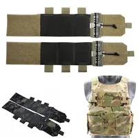 Tactical Vest Cover Universal Molle System Elastic Quick Release Cummerbund Set FCSK Vest Removal Plate Carrier Waist Cover