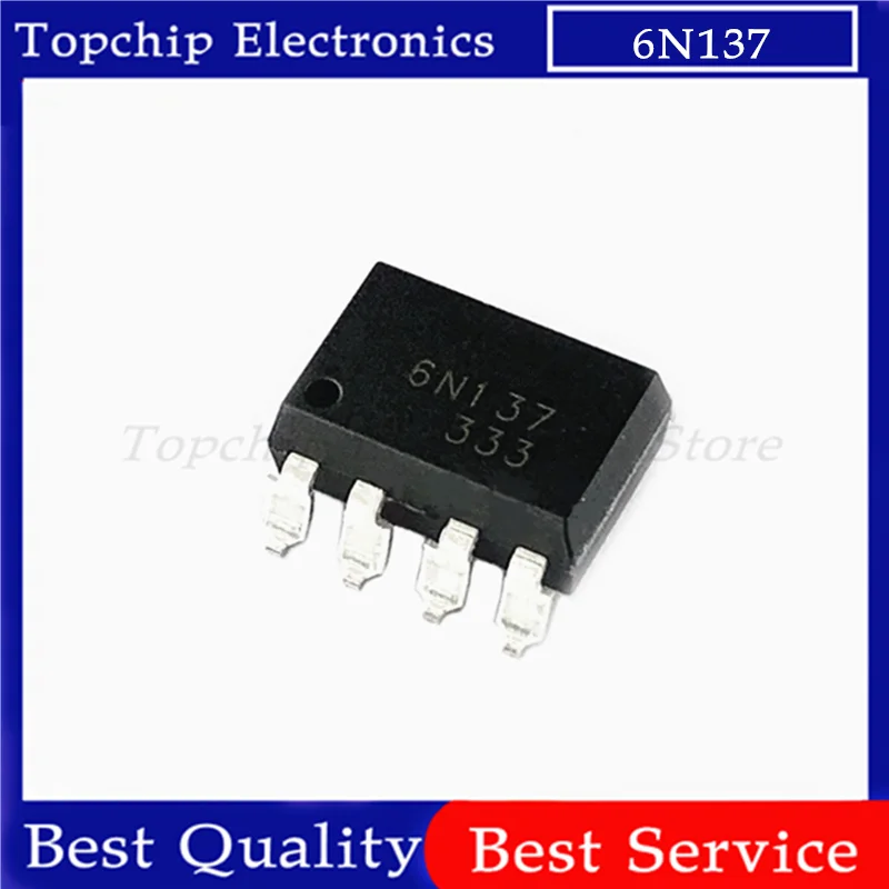 10pcs 6N137S SOP8 6N137SD EL6N137S SOP 6N137 SOP-8 SMD