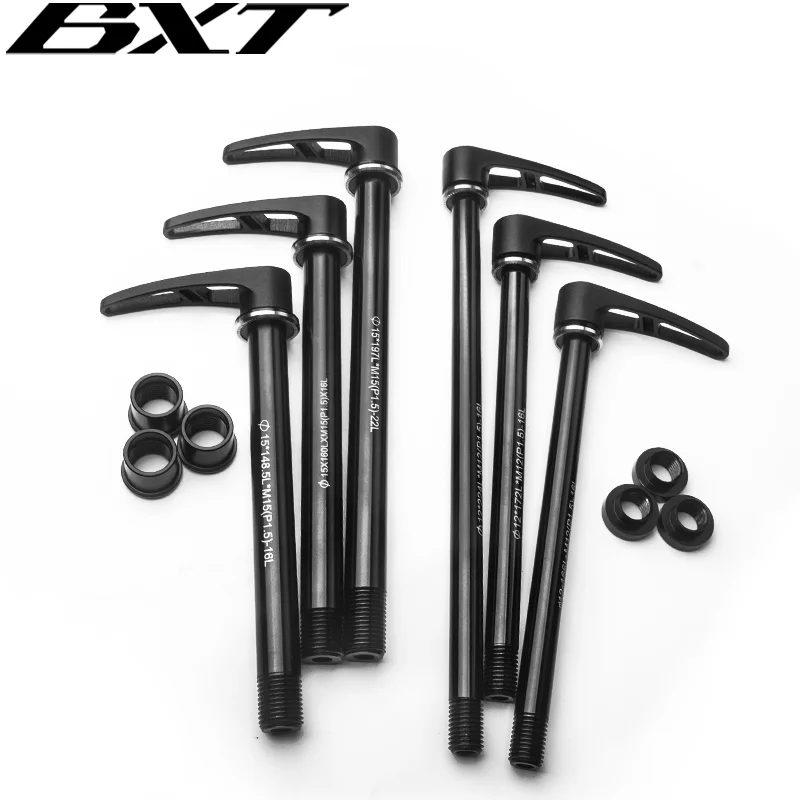 BXT 142x12mm Bike Thru Axle Quick Release Skewer Super Light Aluminum Rear Wheel Skewer For MTB Mountain Bike 29er/27.5er frame