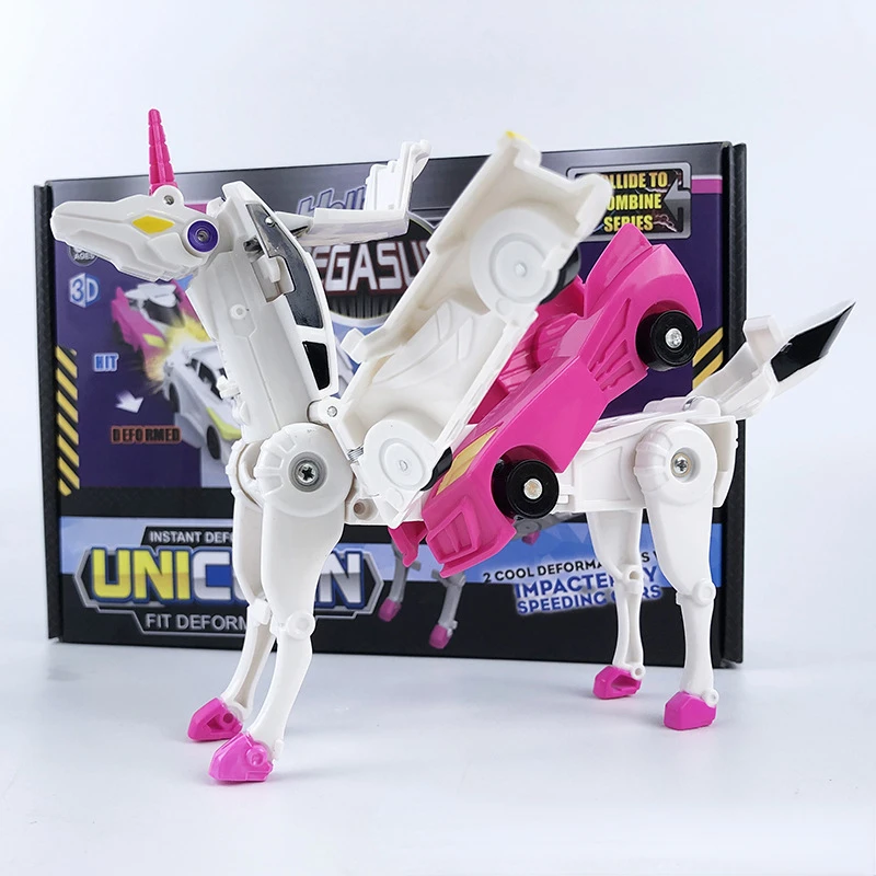 

Educational Toys Kawai Pegasus Body Separation Antistress Collision Deformation Machine Free Shipping Gifts for Boys and Girls