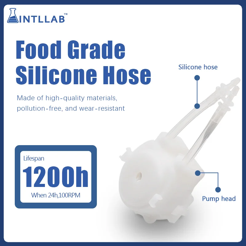 Перистальтический жидкостный насос INTLLAB, дозирующий насос для аквариума, лабораторный Анализатор воды
