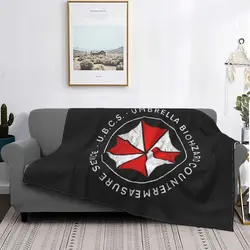 Umbrella Corps Corporation Blanket Cover Fleece Biohazard Countermeasure Service Warm Throw Blanket for Car Sofa Couch Bedspread