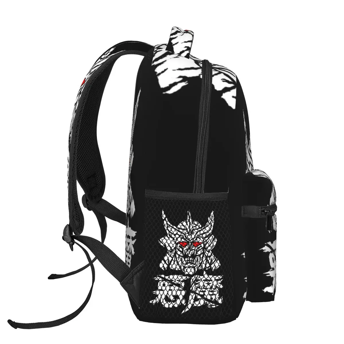 Ransel Emas Setan Samurai Mengagumkan Diskon Besar Tas Buku Anak Kapasitas Besar Tas Sekolah Tas Bahu untuk Pria Wanita