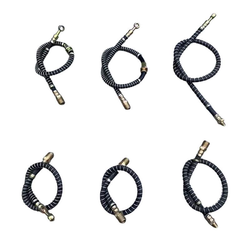Cars High-Pressure Hydraulic Brake Hose Automotive 1/8 Rubber Disc Brake Line 20-500cm Universal Fit Brake Clutch Oil Male M10X1