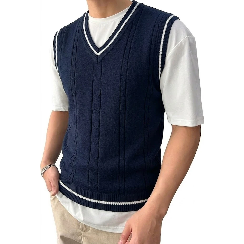 Thumbnail 3 - #31 Best Mens Knit Sweater Vests to Buy In 2026