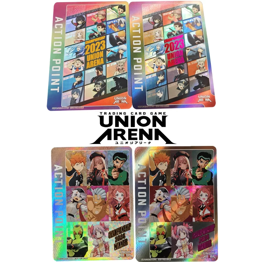 

Anime Collection Card TRADING CARD GAME Union Arena 2023 Championship Commemorative Card Refractive Color Flash UV Pattern Gift